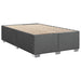 Pat box spring cu saltea, gri închis, 120x200 cm, textil - WALTI WALTI