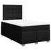 Pat box spring cu saltea, negru, 120x200 cm, textil - WALTI WALTI