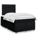 Pat box spring cu saltea, negru, 120x200 cm, textil - WALTI WALTI