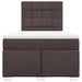 Pat box spring cu saltea, maro închis, 120x200 cm, textil - WALTI WALTI
