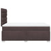 Pat box spring cu saltea, maro închis, 120x200 cm, textil - WALTI WALTI
