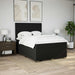 Pat box spring cu saltea, negru, 140x190 cm, textil - WALTI WALTI
