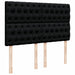 Pat box spring cu saltea, negru, 140x190 cm, textil - WALTI WALTI
