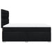Pat box spring cu saltea, negru, 140x190 cm, textil - WALTI WALTI