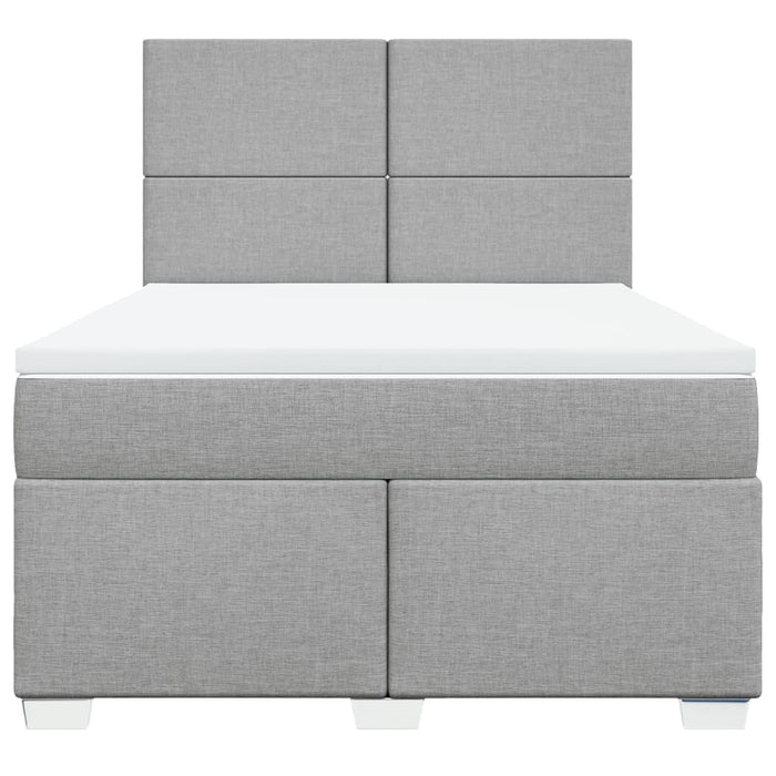 Pat continental, gri deschis, 140x200 cm, material textil - WALTI WALTI