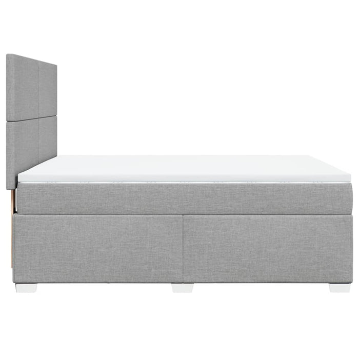 Pat continental, gri deschis, 140x200 cm, material textil - WALTI WALTI