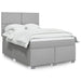 Pat continental, gri deschis, 140x200 cm, material textil - WALTI WALTI