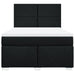Pat box spring cu saltea, negru, 140x200 cm, textil - WALTI WALTI