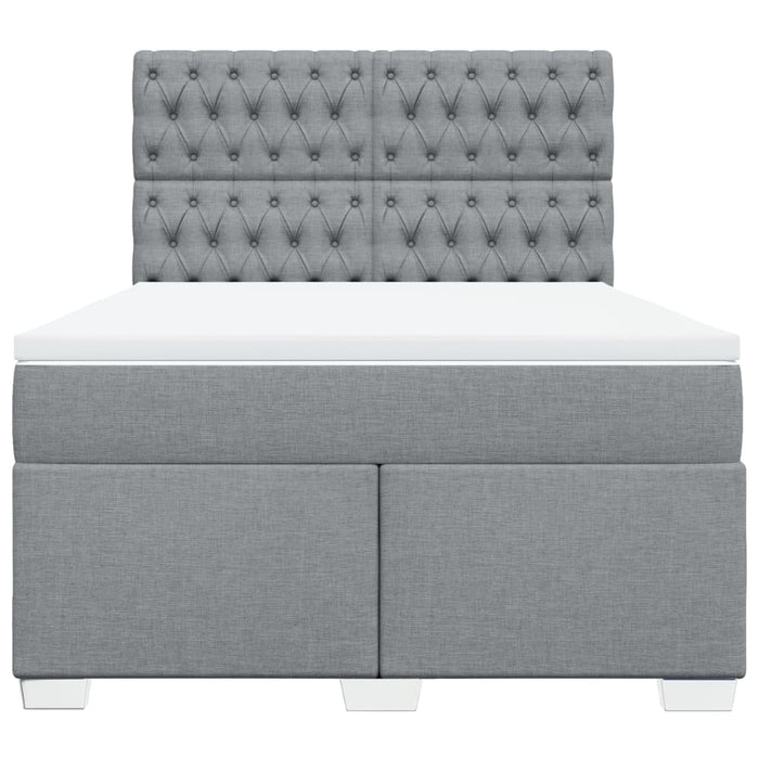 Pat continental, gri deschis, 140x200 cm, material textil - WALTI WALTI