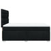 Pat box spring cu saltea, negru, 140x200 cm, textil - WALTI WALTI