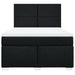 Pat box spring cu saltea, negru, 160x200 cm, textil - WALTI WALTI