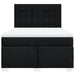 Pat box spring cu saltea, negru, 160x200 cm, textil - WALTI WALTI
