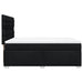 Pat box spring cu saltea, negru, 160x200 cm, textil - WALTI WALTI