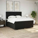 Pat box spring cu saltea, negru, 180x200 cm, catifea - WALTI WALTI