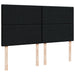 Pat box spring cu saltea, negru, 180x200 cm, catifea - WALTI WALTI