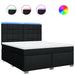 Pat box spring cu saltea, negru, 180x200 cm, catifea - WALTI WALTI