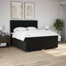 Pat box spring cu saltea, negru, 180x200 cm, catifea - WALTI WALTI