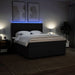 Pat box spring cu saltea, negru, 180x200 cm, catifea - WALTI WALTI