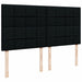 Pat box spring cu saltea, negru, 180x200 cm, catifea - WALTI WALTI