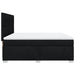 Pat box spring cu saltea, negru, 180x200 cm, catifea - WALTI WALTI
