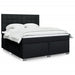 Pat box spring cu saltea, negru, 180x200 cm, catifea - WALTI WALTI