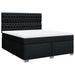 Pat box spring cu saltea, negru, 180x200 cm, catifea - WALTI WALTI