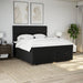 Pat box spring cu saltea, negru, 180x200 cm, catifea - WALTI WALTI
