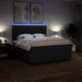 Pat box spring cu saltea, negru, 180x200 cm, catifea - WALTI WALTI