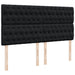 Pat box spring cu saltea, negru, 180x200 cm, catifea - WALTI WALTI