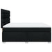 Pat box spring cu saltea, negru, 180x200 cm, catifea - WALTI WALTI