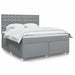 Pat continental, gri deschis, 180x200 cm, material textil - WALTI WALTI