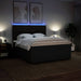 Pat box spring cu saltea, negru, 180x200 cm, catifea - WALTI WALTI