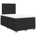 Pat box spring cu saltea, negru, 120x190 cm, piele ecologică - WALTI WALTI