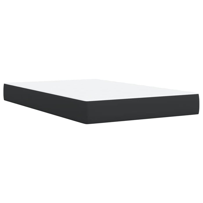 Pat box spring cu saltea, negru, 120x190 cm, piele ecologică - WALTI WALTI