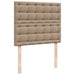 Pat box spring cu saltea, cappuccino, 120x190cm piele ecologică - WALTI WALTI