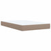 Pat box spring cu saltea, cappuccino, 120x190cm piele ecologică - WALTI WALTI