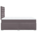 Pat box spring cu saltea, gri, 120x200 cm, piele ecologică - WALTI WALTI