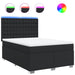 Pat box spring cu saltea, negru, 140x190 cm, piele ecologică - WALTI WALTI