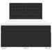 Pat box spring cu saltea, negru, 140x190 cm, piele ecologică - WALTI WALTI