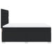 Pat box spring cu saltea, negru, 140x190 cm, piele ecologică - WALTI WALTI