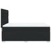 Pat box spring cu saltea, negru, 140x200 cm, piele ecologică - WALTI WALTI