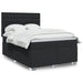 Pat box spring cu saltea, negru, 140x200 cm, piele ecologică - WALTI WALTI