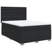 Pat box spring cu saltea, negru, 160x200 cm, piele ecologică - WALTI WALTI