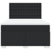 Pat box spring cu saltea, negru, 160x200 cm, piele ecologică - WALTI WALTI