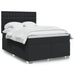 Pat box spring cu saltea, negru, 160x200 cm, piele ecologică - WALTI WALTI