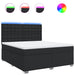 Pat box spring cu saltea, negru, 180x200 cm, piele ecologică - WALTI WALTI