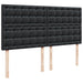 Pat box spring cu saltea, negru, 180x200 cm, piele ecologică - WALTI WALTI