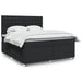 Pat box spring cu saltea, negru, 180x200 cm, piele ecologică - WALTI WALTI