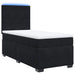 Pat box spring cu saltea, negru, 80x200 cm, catifea - WALTI WALTI
