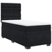 Pat box spring cu saltea, negru, 80x200 cm, catifea - WALTI WALTI